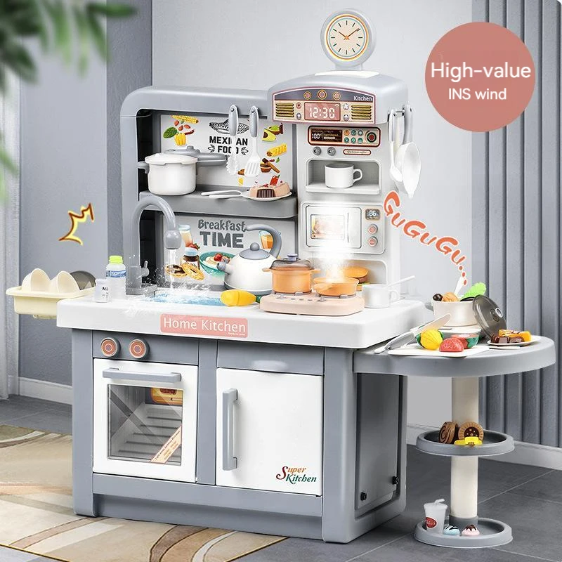 طقم مطبخ محاكي للأطفال ، طقم ط - مراجعة Home Cooking Cookbook وسعره