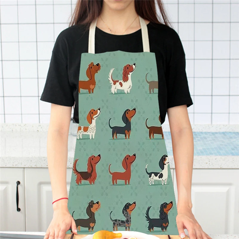 الكرتون الكلب المطبوعة المئزر  - مراجعة Home Cooking For Dogs وسعره