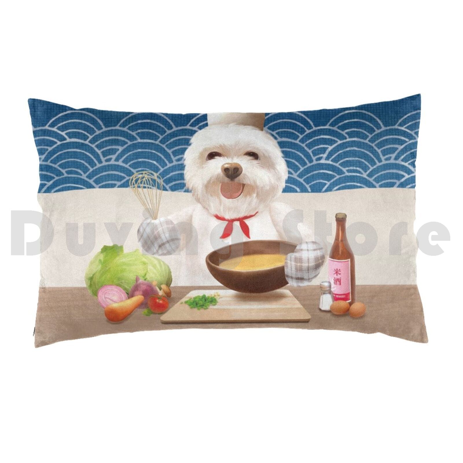 كيس وسادة الشيف الصغير مطبوع 3 - مراجعة Home Cooking For Dogs وسعره