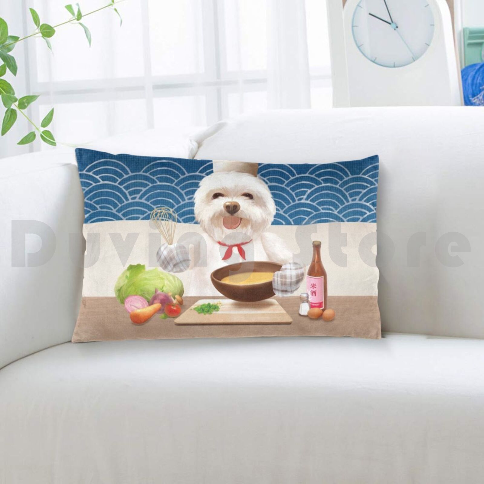 كيس وسادة الشيف الصغير مطبوع 3 - مراجعة Home Cooking For Dogs وسعره