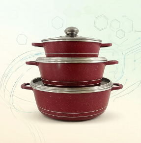 طقم أواني طهي جرانيت من JMZ، 6 - مراجعة Home Cooking Set وسعره