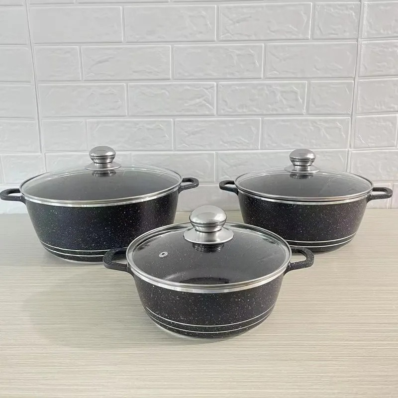 طقم أواني طهي جرانيت من JMZ، 6 - مراجعة Home Cooking Set وسعره